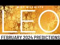 Leo luck is on your side this month leo you are limitless  february tarot today 2024