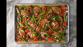 How to Make Sheet Pan Sweet and Spicy Pork (Whole30, Paleo, GF) LIVE From My Kitchen | Nom Nom Paleo
