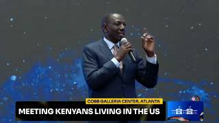 Man who lost 250,000 in fake fertilizer scam CONFRONTS RUTO in meeting with Kenyans living in US