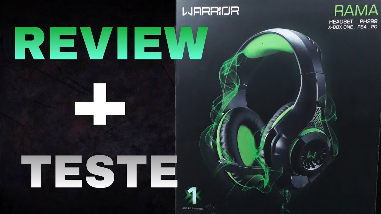 HEADSET WARRIOR ph 299 Rama | REVIEW teste do MICROFONE + teste do LED |  sera que vale a pena? - YouTube