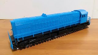 Модель маневрового локомотива ТЭМ7 на 3D принтере