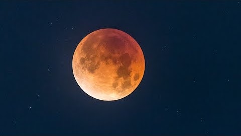 Spectacular ‘Super Blood Moon’ Total Lunar Eclipse Wednesday May 26. Time Lapse By #NASA