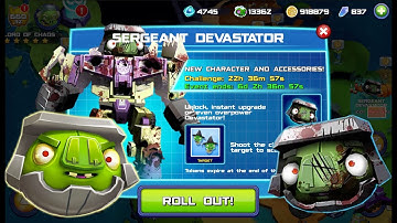 Angry Birds Transformers - SERGEANT DEVASTATOR Live Event