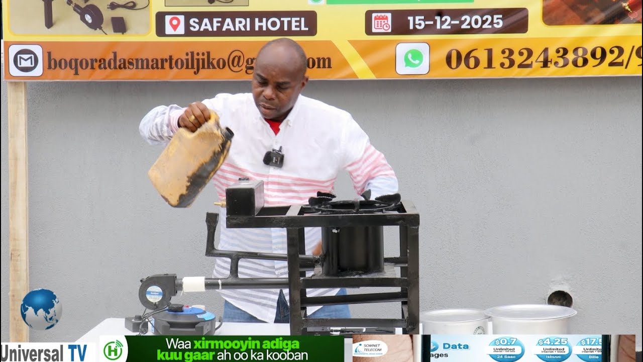 Engineer Somali oo sameeyay Jiko ku shaqeyneysa Olyo Burushaato gaar ahaan tan laga badalo Babuurta.