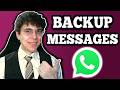 How To Backup Whatsapp Messages Through OneDrive