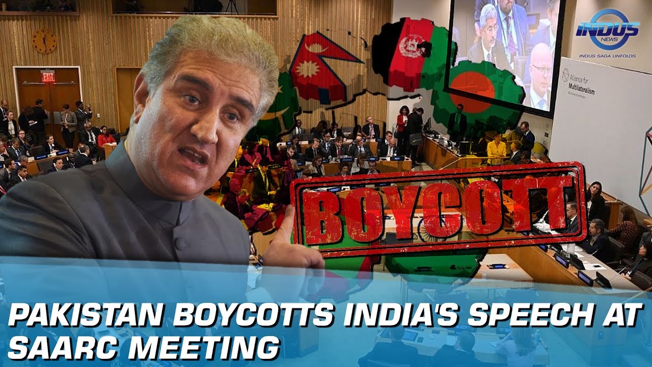 Pakistan Boycotts India's Speech At SAARC Meeting | Indus News