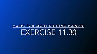 Exercise 11.30 - Music for Sight Singing