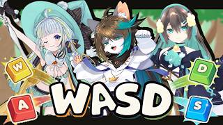 【WASDトリの冒険】3人で1キャラの操作分担して進め！ 【VTuber/雪猫葉】
