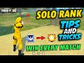 BEST SOLO TIPS AND TRICKS IN FREE FIRE - FIREEYES GAMING