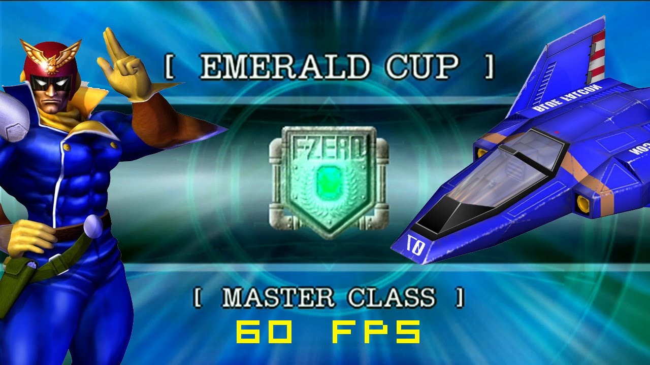 F-Zero GX: Grand Prix | Emerald Cup | Master Class | Captain Falcon [60fps]