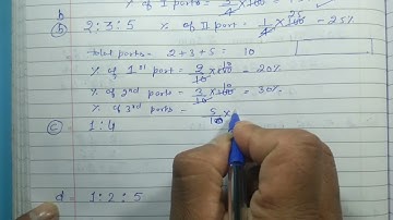 Class 7 - Exercise 8.3 - Q 2 | Convert each part of the ratio to percentage
