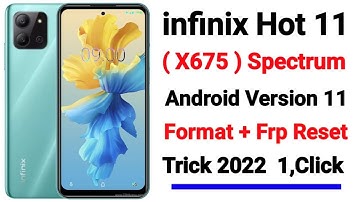 Infinix Hot 11 2022 Pattern,Pin/Password Frp Unlock Trick ✓ || X675 infinix Frp Reset Free Tool 2022