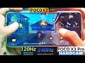 Poco x3 pro free fire gameplay test 2 finger handcam m1887 onetap headshot 240hz display #smoothaf