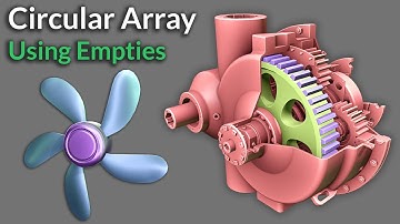 Circular Array using an Empty | Blender Secrets