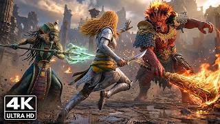 God of War Laufey: Faye Vs (Sekhmet & Begtse) Egyptian & Mongolian GOD BOSS FIGHT Gameplay | PS5 Pro