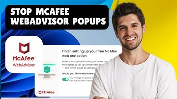 Stop McAfee WebAdvisor Popups | How to Uninstall on Windows
