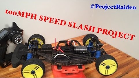 Traxxas Slash 4x4 Speed Conversion - Body and New Sponsors - 100mph Slash Project