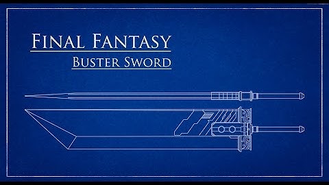 3D printing Buster Sword (FF7)