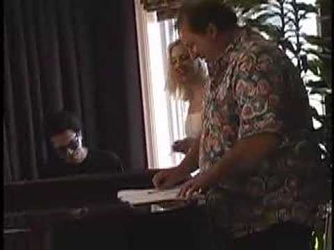 Brian Wilson rehearses "I Just Wasn't Made For The...