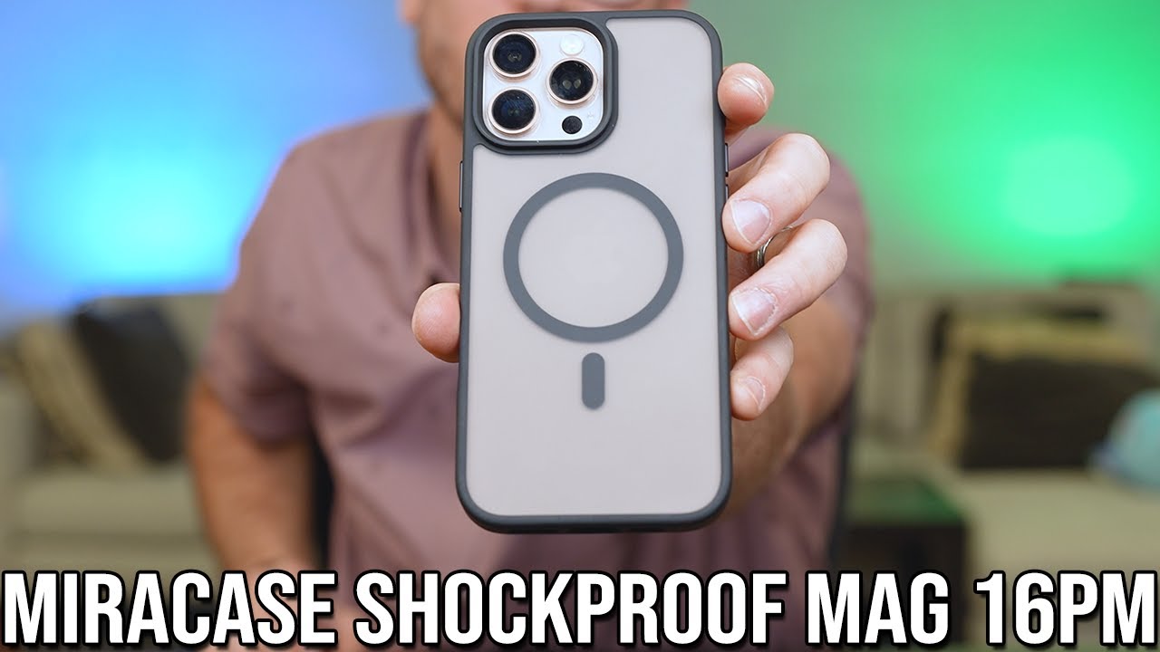 Miracase Shockproof Mag Screen Protector iPhone 16 Pro Max
