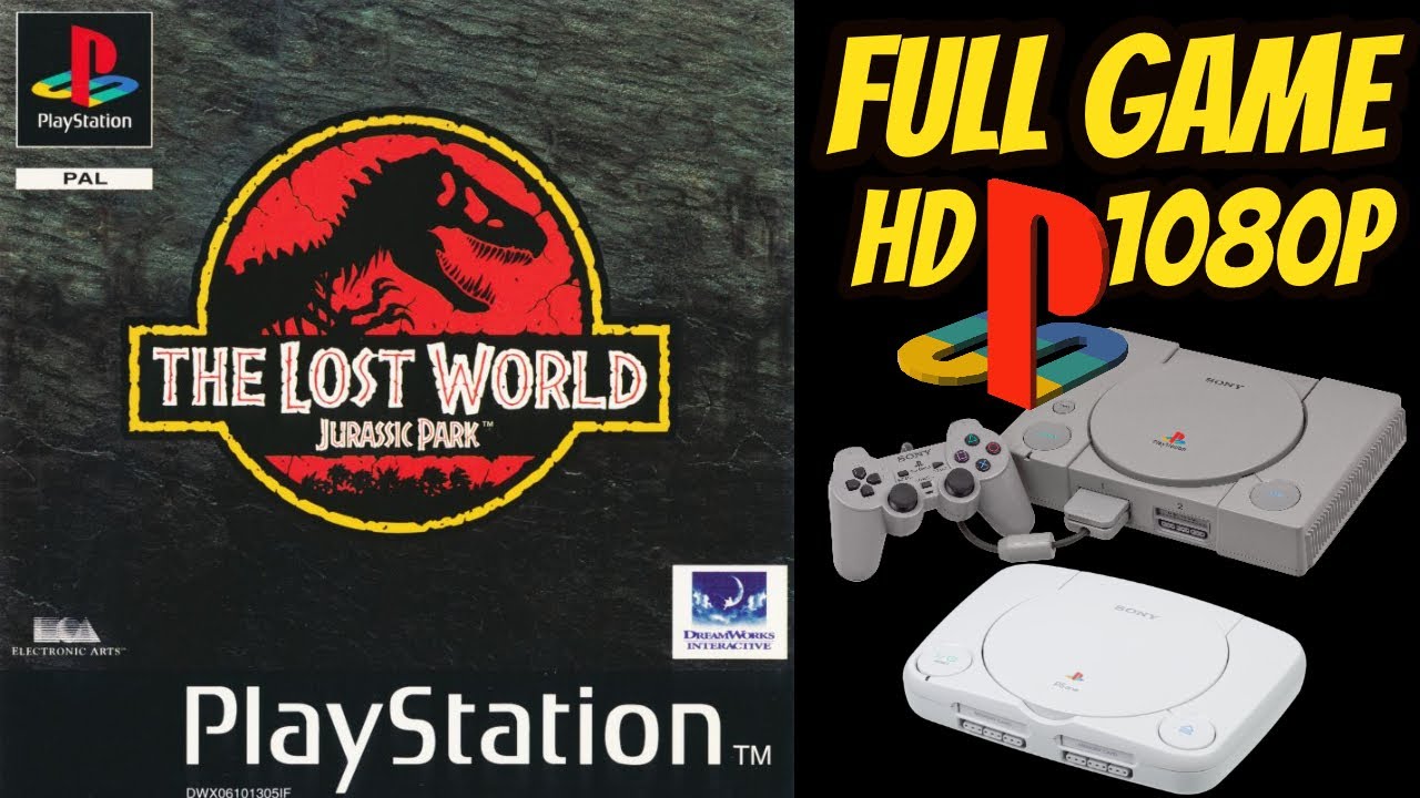 The Lost World Jurassic Park 100 ALL DNA COLLECTED WalkthroughLongplay PS1 NO COMMENTARY