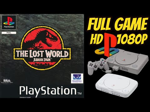 The Lost World Jurassic Park PS1 100 ALL DNA Longplay Walkthrough Playthrough Full Movie Game 