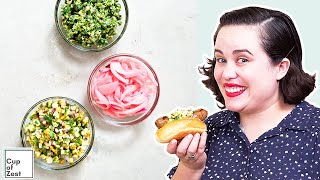 Pickled, Briny, & Fresh - 3 unexpected toppings for grilling!