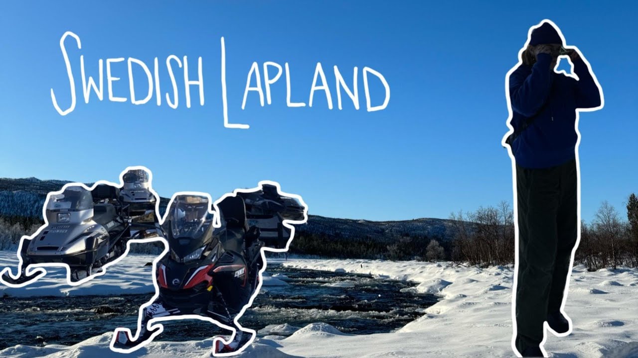 swedish lapland | snowmobile, northern lights & a lot of snow
