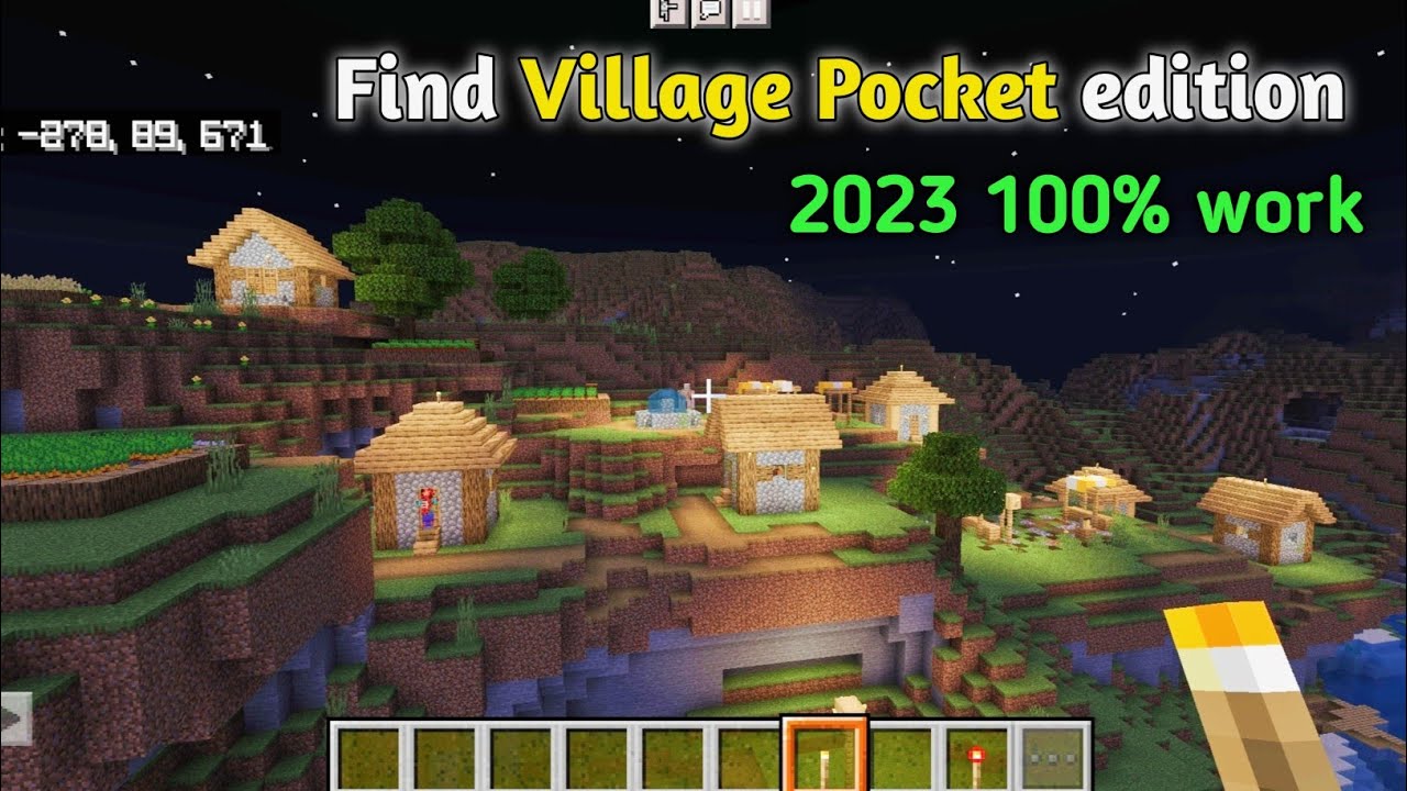 How To Find Village in Minecraft pocket edition All Modes Gamerz Hariom ...