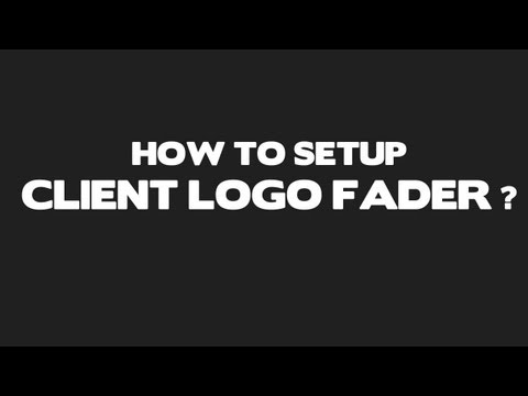 How to setup and install Client Logo Fader ?