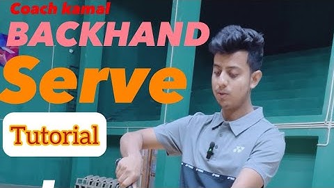 "🏸 Master the Backhand Serve like a Pro! 🌟 Step-by-step tutorial to elevate💥