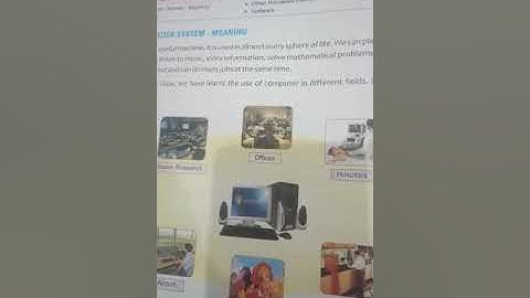 Class 3 Chapter 1 cyber tools Parts of a computer