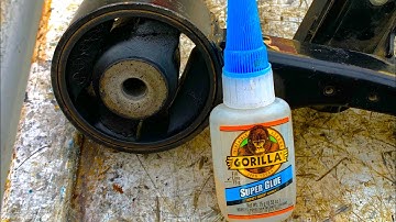 How to fix a broken motor mount with Silicon RTV @elchanojose