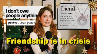 'you don't owe anyone anything' yes you do