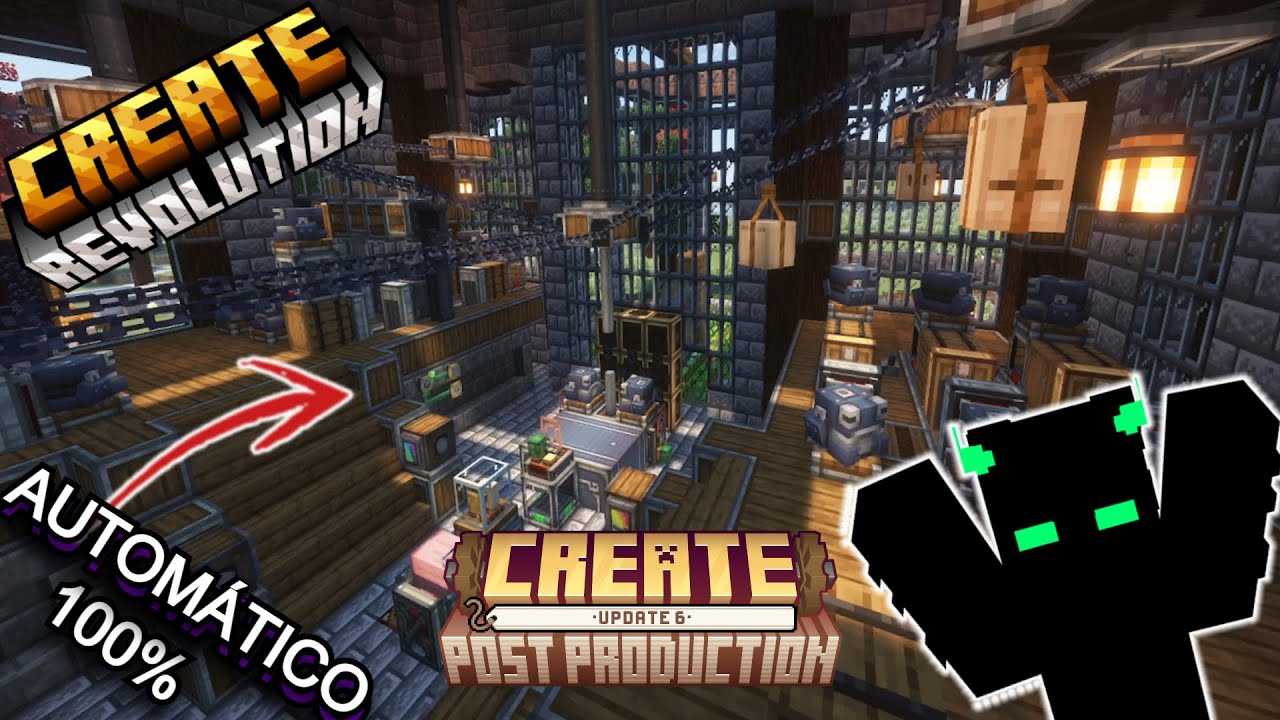 Create Revolution Mod NOVA OFICINA | Como Automatizar Com o Novo Create 6.0! | Create ...