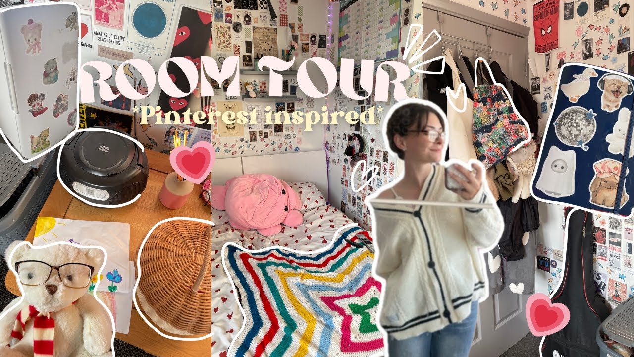 🪩୨ৎ AESTHETIC ROOM TOUR ✨*pinterest inspired, desk tour, room inspo, cozy room decor* 🎱꩜