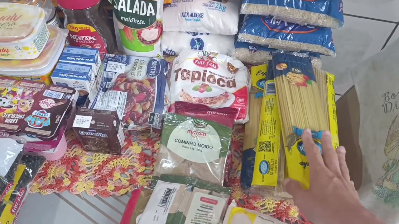 Primeira compra do mês 🛒😃