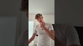 He really said that with his hands 💀 #shorts #funny #challenge