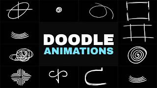 Free Abstract Sketchy Doodle Animations - Hand-Drawn Assets (Ae)