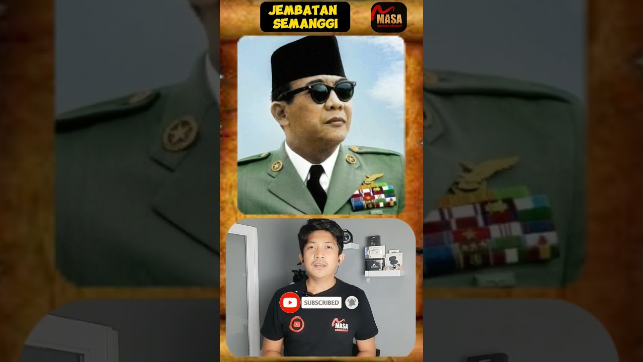 BUNG KARNO. Filosofi Jembatan Semanggi sebagai Simbol Persatuan❗️Info Sejarah #sejarah #indonesia