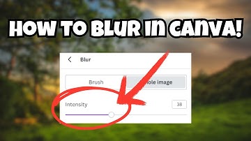 How to blur in canva (Step By Step) 2025