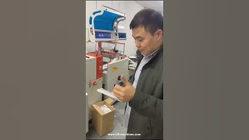 Book protect film shrinking sealing packaging machine packing video