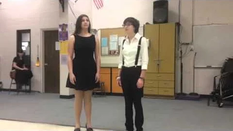 Eloise Sheets and Megan Sawyer 2016 Snow Begins to Fall