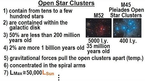 Astronomy - Ch. 28: The Milky Way (16 of 27) Open Star Clusters