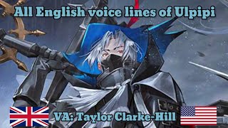 [Arknights] Ulpianus EN voice lines