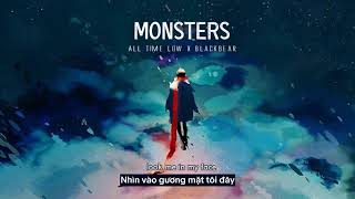 Vietsub | Monsters - All Time Low x blackbear | Lyrics Video