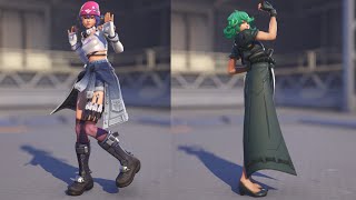 NEW Kiriko Choreography Emote with Different Skins | Overwatch 2