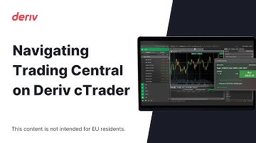 Navigating Trading Central on Deriv cTrader (non-EU clients)