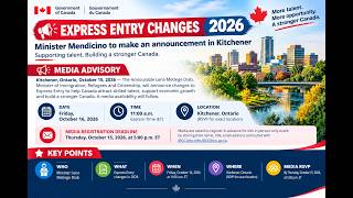 ANNOUNCEMENT EXPRESS ENTRY CHANGES 2026