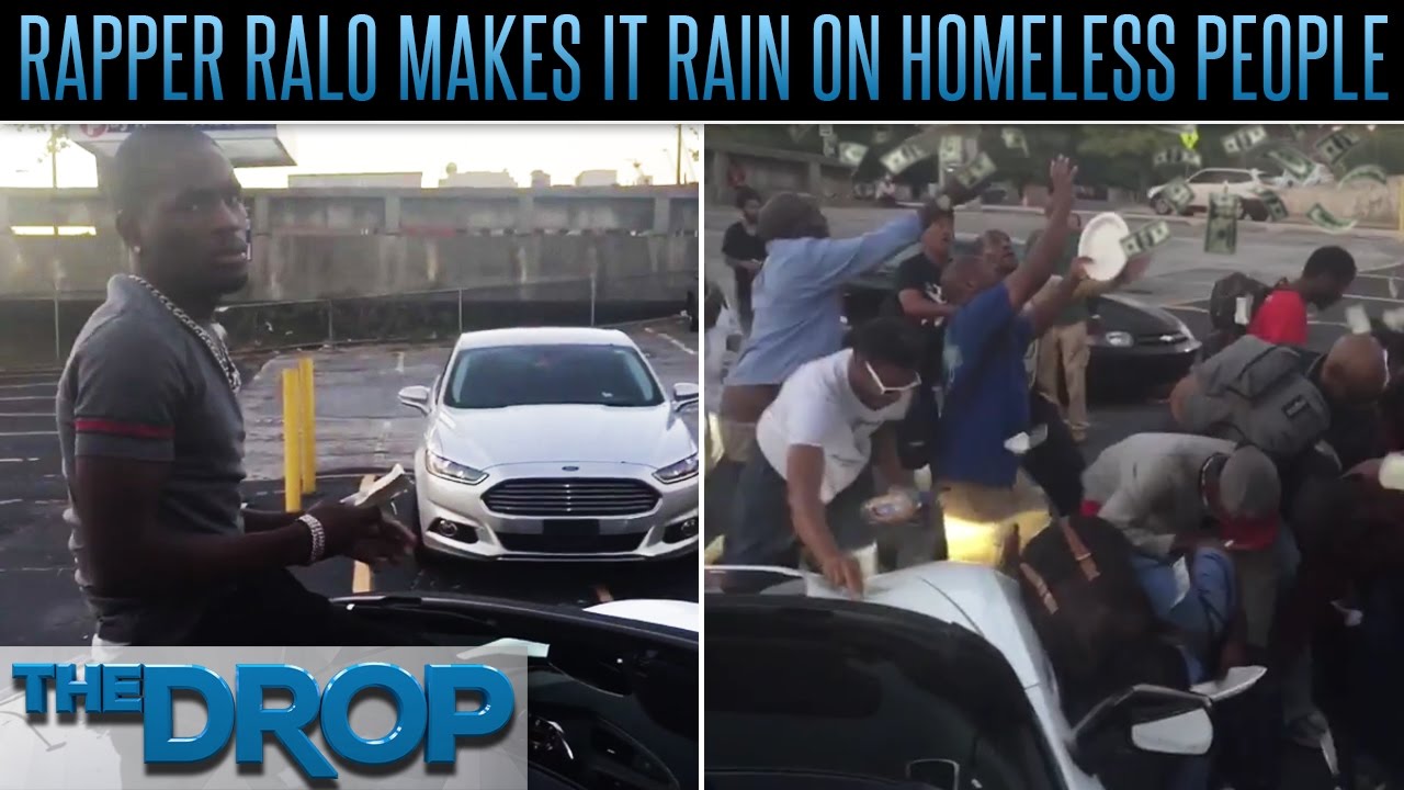 rapper ralo apartments Rapper Ralo Throws Cash to the Homeless – The Drop Presented by ADD